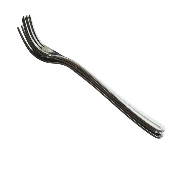 3 Barclay Geneve Oyster Bay Cocktail Seafood Fork 5.5" stainless steel MCM minim - Picture 6 of 10